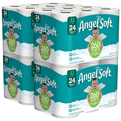 ANGEL SOFT Toilet Paper Bath Tissue, 48 Double Rolls B00FFJ2LXU - NEW New