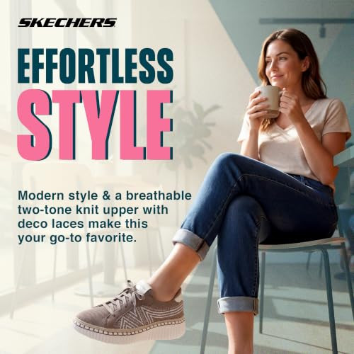 100716 SKECHERS WOMEN'S WILSHIRE BLVD BELLEVUE SIZE 6.5 MOCHA New