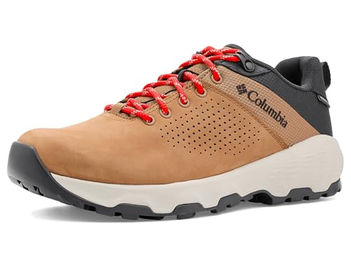 214679 Columbia Women's Newton Nimble Leather Elk/Poppy Red 11