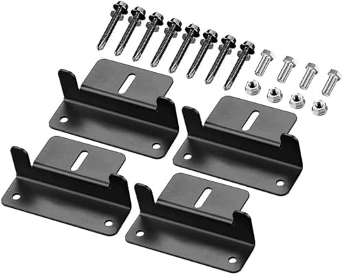Spartan Power 100 Watt Solar Panel 9 Bus Bar Black Mono Z Bracket Kit New