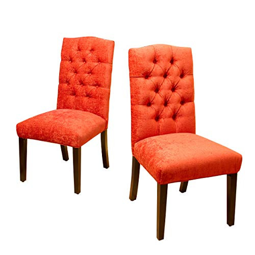 Christopher Knight Home CKH Crown Top Dining Chairs, 2-Pcs Set, Burnt Orange New