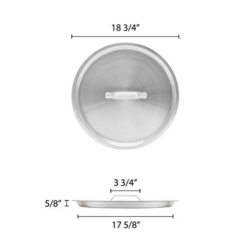 Thunder Group 40 qt Aluminum sauce pot lid - Each New