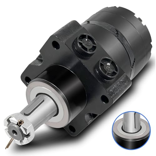 BMER3-350-WD-T31-R Cycloid Hydraulic Motor 1.5" Round Shaft 1/2" NPT BMER 375