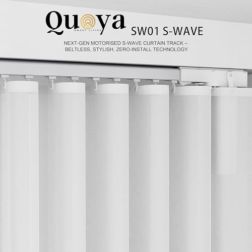 QUOYA SW01 S-Wave Smart Electric Curtain Track (up to 7 metres (275 inches)) New