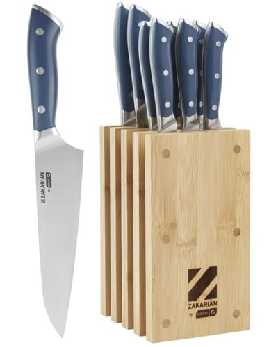 DASH Zakarian by DASH 11-Piece German Steel Kitchen Knife Set - B0BS76KH3S New