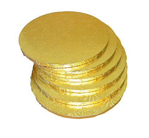16" Gold Round Thin Drum 1/4" 6 Count B00T6M8B5Y New