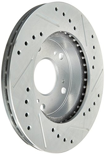 PowerStop Drilled & Slotted Brake Rotor Front for Honda Civic JBR962XPR New