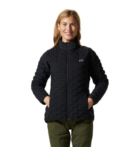 MOUNTAIN HARDWEAR STRETCHDOWN LIGHT JACKET WOMEN L BLACK 2024 OL2081-004 New