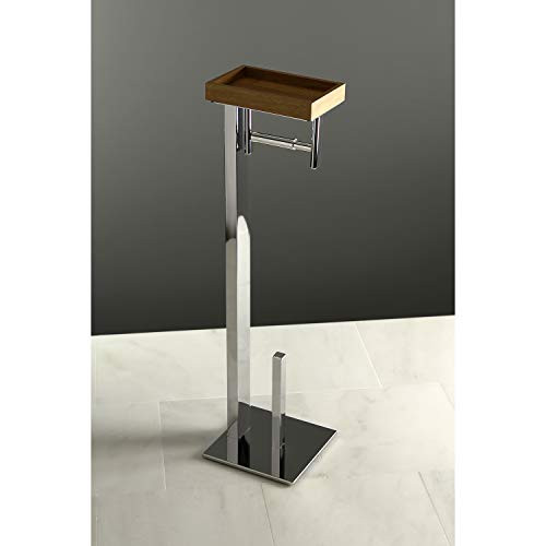 Kingston SCC8501 Freestanding Toilet Paper Holder B07N4RWJ89 - Polished Chrome New