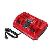 MILWAUKEE ELECTRIC - M18 DUAL BAY SIMULTANEOUS RAPID CHARGER18V - RED/BLACK