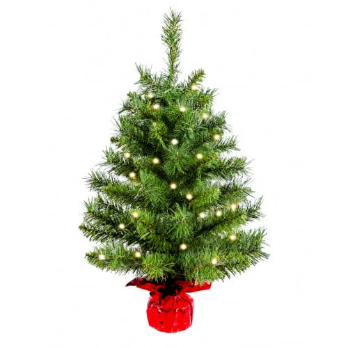 MANLATINI PRE-LIT 2FT SMALL CHRISTMAS TABLETOP XMAS TREE MNLT-XMAS-2025-7 GREEN