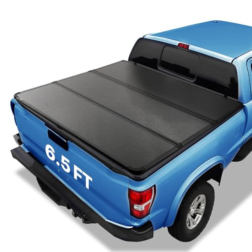 VEVOR Tri-Fold Truck Bed Tonneau Cover Compatible Ford F-150 6.5' (79") - Black