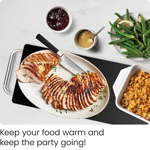 CHEFMAN LONG ELECTRIC HEATING ELEMENT, FOOD FOR PARTIES, RJ22 - BLACK New