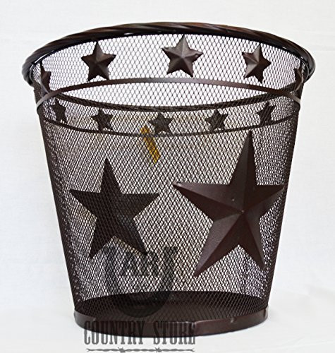 De Leon Collections Waste Basket 14" X 12" New