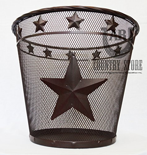 De Leon Collections Waste Basket 14" X 12" New