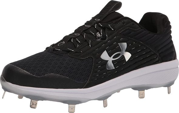 3022999 Under Armour Men's Yard MT Baseball Shoe Black 005 Size 12