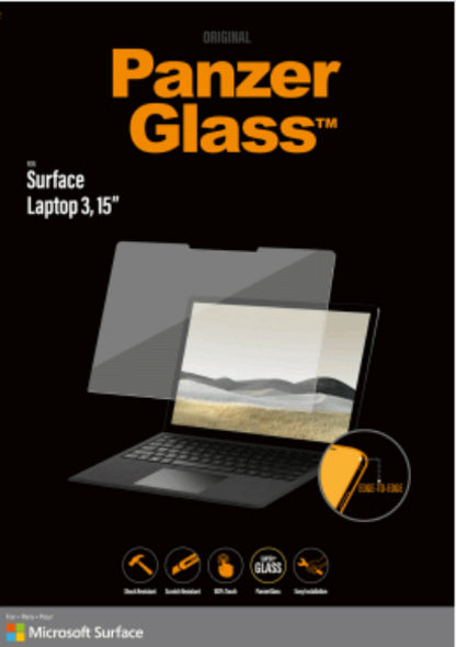 PanzerGlass Microsoft Surface Laptop 15" Clear Screen Protector Tempered Glass New