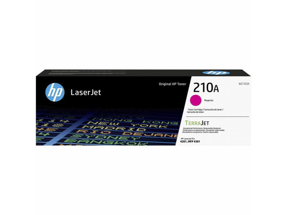 HP 210A Magenta Original LaserJet Toner Cartridge - W2103A