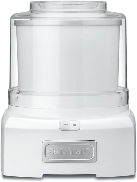 Cuisinart ICE-21FR Frozen Yogurt-Ice Cream and Sorbet Maker 1.5 Quarts - WHITE