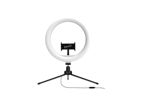 Supersonic SC-1210SR PRO Live Stream 10" LED Selfie Ring Light with Stand and