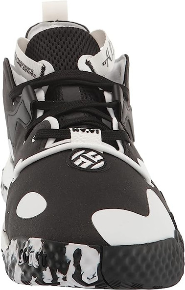 GV8704 Adidas Unisex-Adult Harden Vol. 6 Basketball Shoe Black/White M5 W6