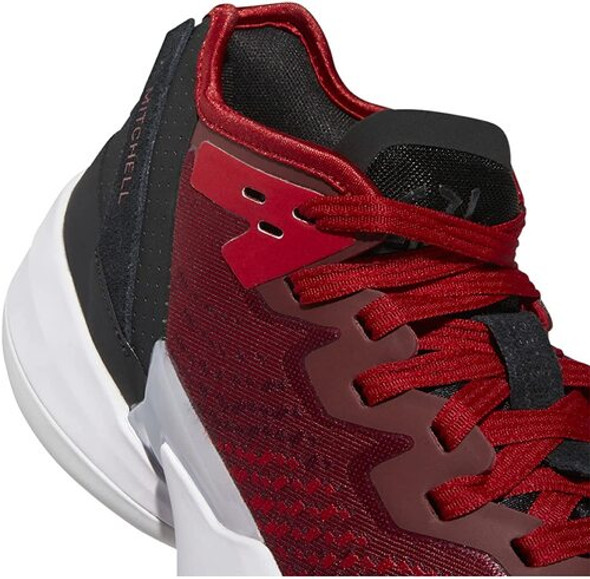 GY6507 Adidas D.O.N Issue 4 Basketball Shoe Unisex Red/White M9.5 W10.5