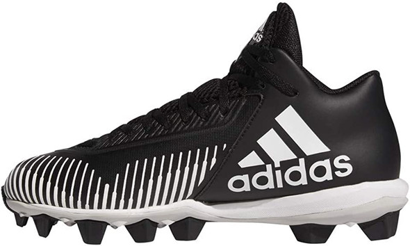 Adidas Men's FBG61 Football Shoe, Black/White/Grey Size 10