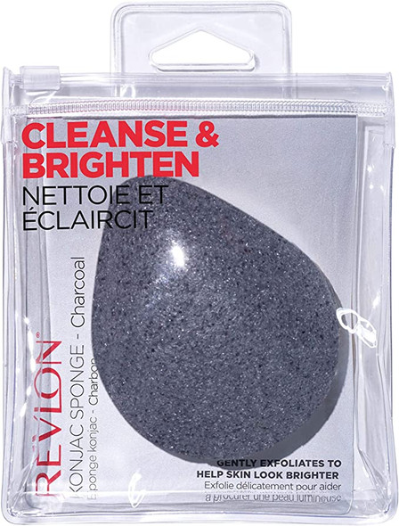 Revlon Exfoliating Konjac Sponge Charcoal - 1 Count New