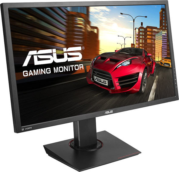 For Parts: ASUS 28" UHD Adaptive-Sync Gaming Monitor MG28UQ - Black - CRACKED SCREEN/LCD