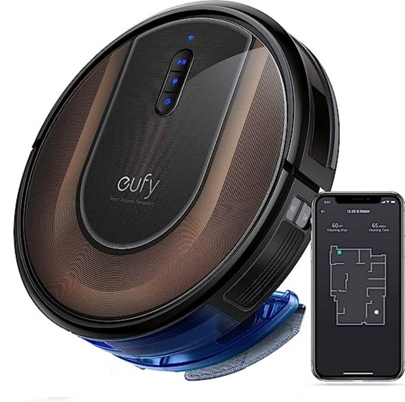 Eufy by Anker RoboVac G30 Hybrid 2-in-1 Robot Vacuum Wi-Fi T2253111 - BLACK