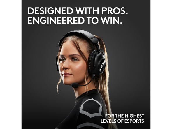 Logitech G PRO X2 LIGHTSPEED Wireless Gaming Headset, Detachable Boom Mic, 50mm