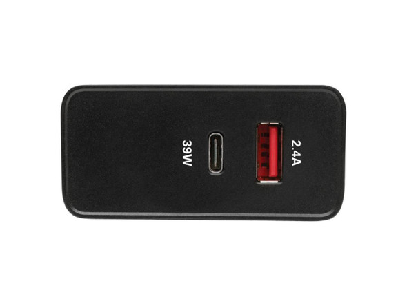 USB WALL CHARGER DUAL PORT USB TYPE C & USB TYPE A W PD CHARGING