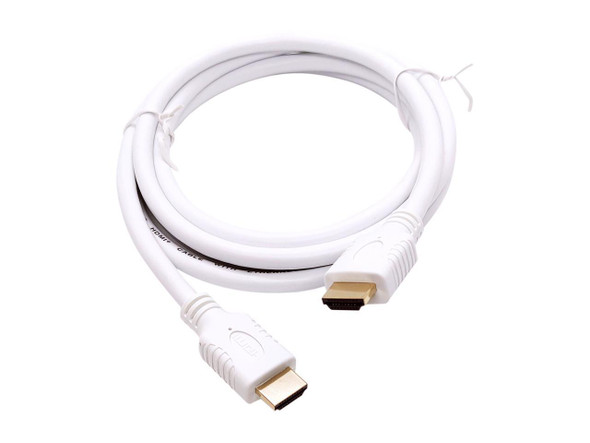 Nippon Labs 4K HDMI Cable 6 ft. - White HDMI 2.0 Cable, Supports 1080p, 3D,