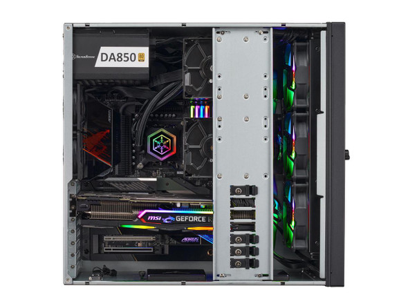 Silverstone RM44 4U rackmount server chassis with enhanced liquid cooling