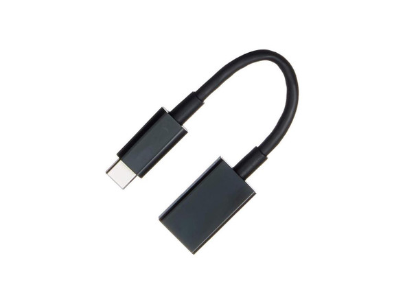 4XEM USB-C Male to USB-A Female Adapter Black 4XUSBCUSB3AFB
