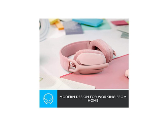 Logitech Zone Vibe 100 Lightweight Wireless Over Ear Headphones with Noise