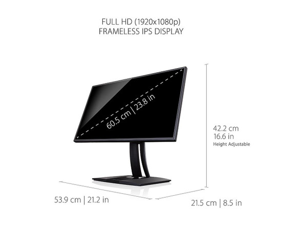 ViewSonic VP2468a 24 Inch Premium IPS 1080p Computer Monitor with Advanced