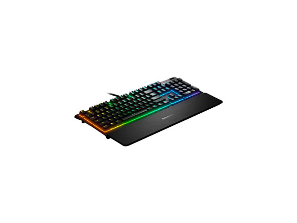SteelSeries Apex 3 RGB Gaming Keyboard – 10-Zone RGB Illumination – IP32 Water
