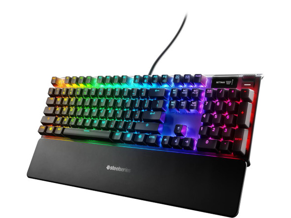 SteelSeries Apex 7 Mechanical Gaming Keyboard - OLED Smart Display - USB