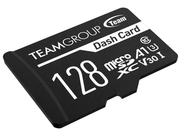 TEAMGROUP Dash Card 128GB for Dash Cam MicroSDXC UHS-I U1 High Compatibility