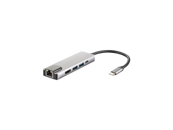 4XEM 5-in-1 HDMI, RJ-45, USB 3.0, USB-C Dock