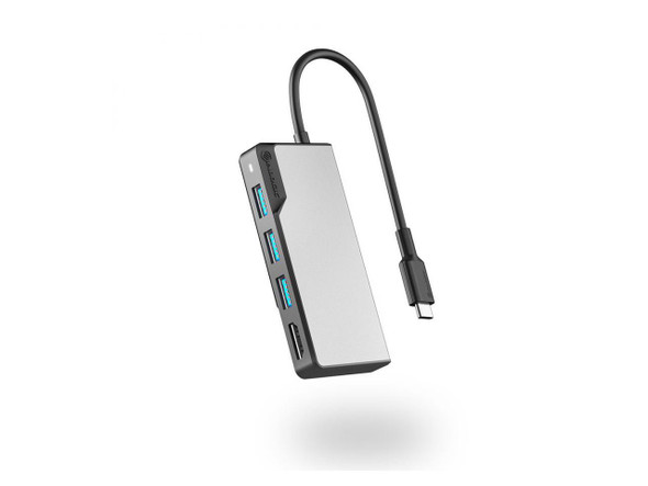 ALOGIC UCFUHDV2-SGR USB-C Fusion CORE 5-in-1 Hub V2