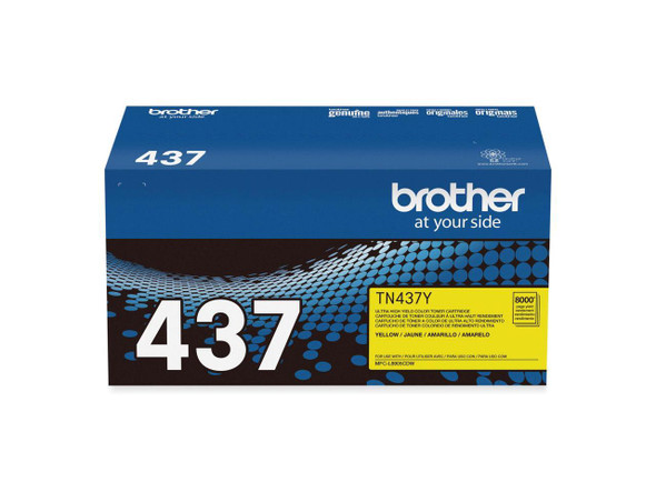 Brother TN437Y Ultra High-Yield Toner 8000 Page-Yield Yellow