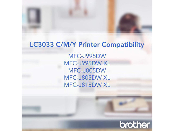 Brother LC30333PKS Super High Yield Ink Cartridge - Combo Pack -
