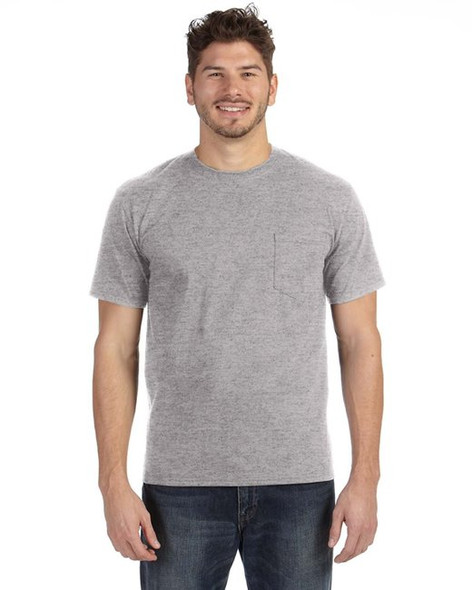 783AN Anvil Midweight Pocket T-Shirt New