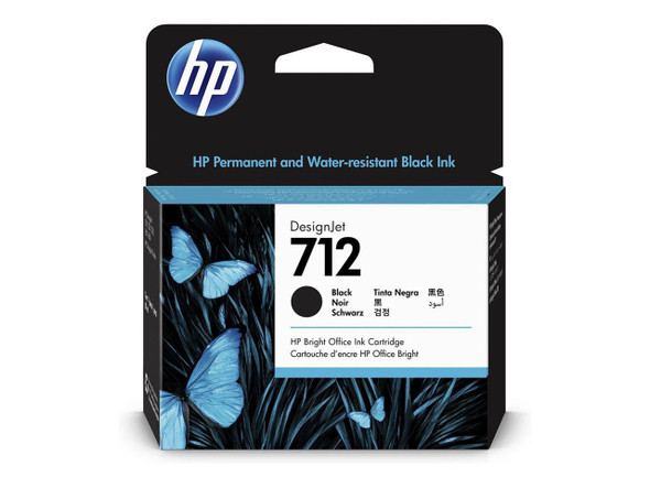 HP 712 3ED71A Black Original Ink Cartridge