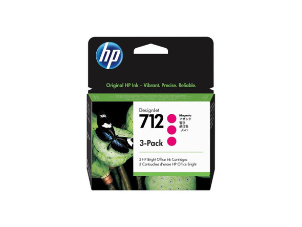 HP 712 Original Ink Cartridge Magenta 3ED78A