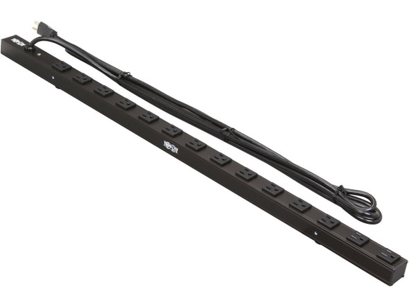 Tripp Lite PDUV15 Basic 0U 120V 15A 15.0 Feet Single-Phase PDU NEMA 5-15R