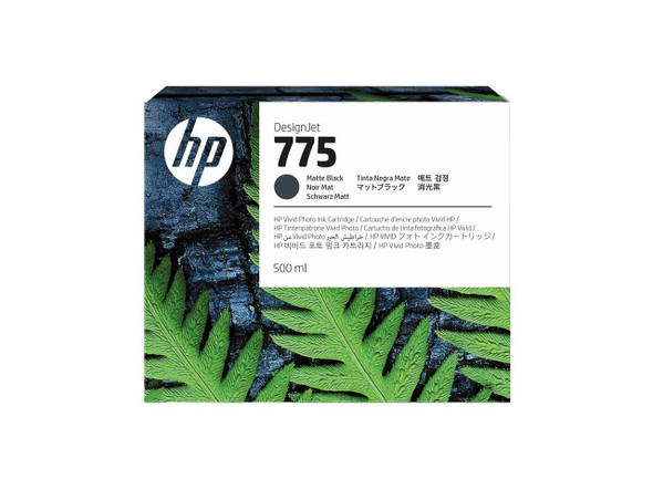 HP 775 500-ml Matte Black Ink Cartridge, 1XB22A HP 775 500-ml Matte Black Ink Cartridge, 1XB22A