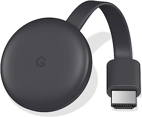 Google Chromecast 3rd Generation Media Streamer GA00439-US - Black